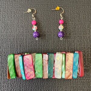 Bracelet & Earrings